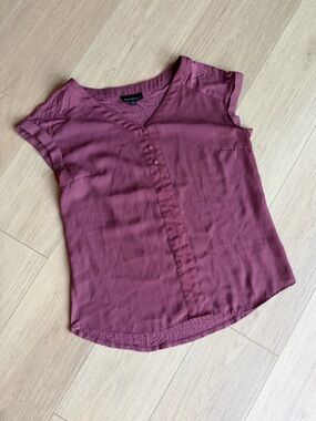 Cap Sleeve blouse mix-media